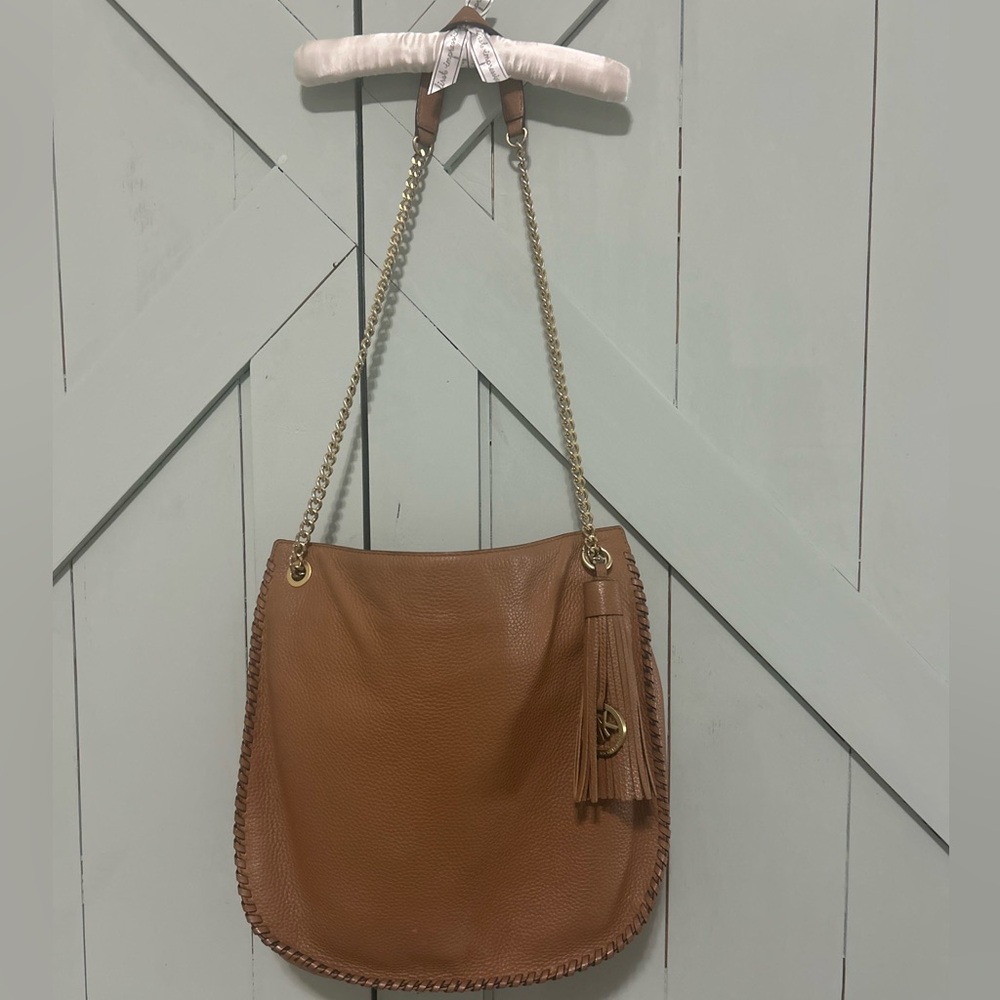Michael Kors Tan/Brown Whipped Chelsea Leather Bag - Picture 4 of 14